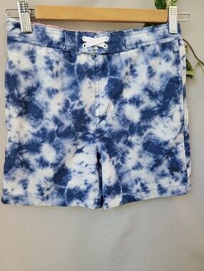 Shade Critters Palm Beam Tie Dye Swim Trunks Blue 5T